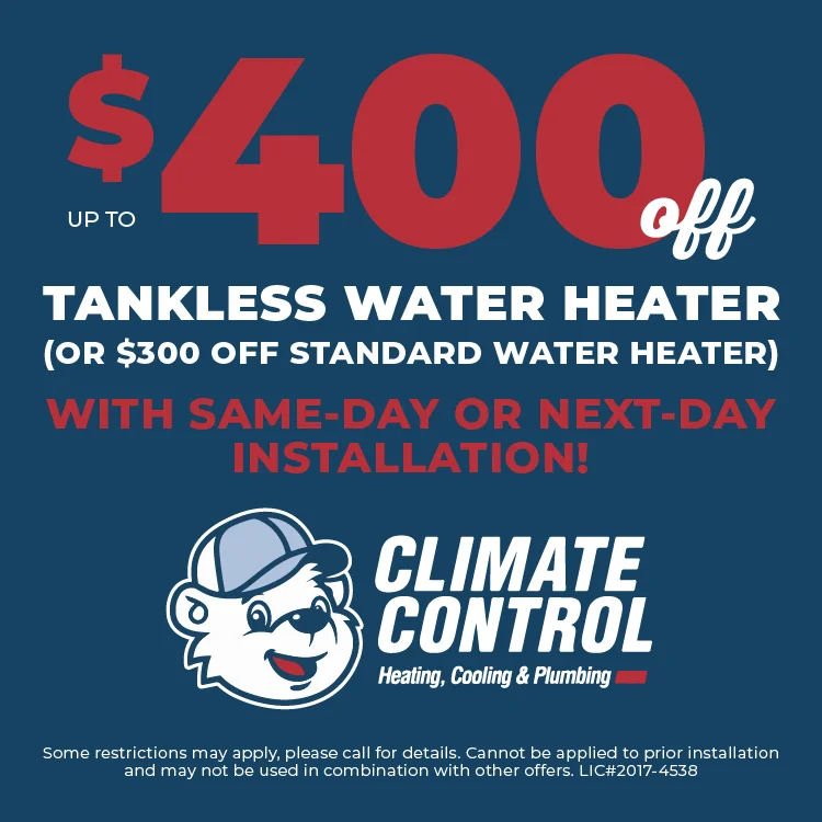 UpTo $400 Off Tankless Water Heater