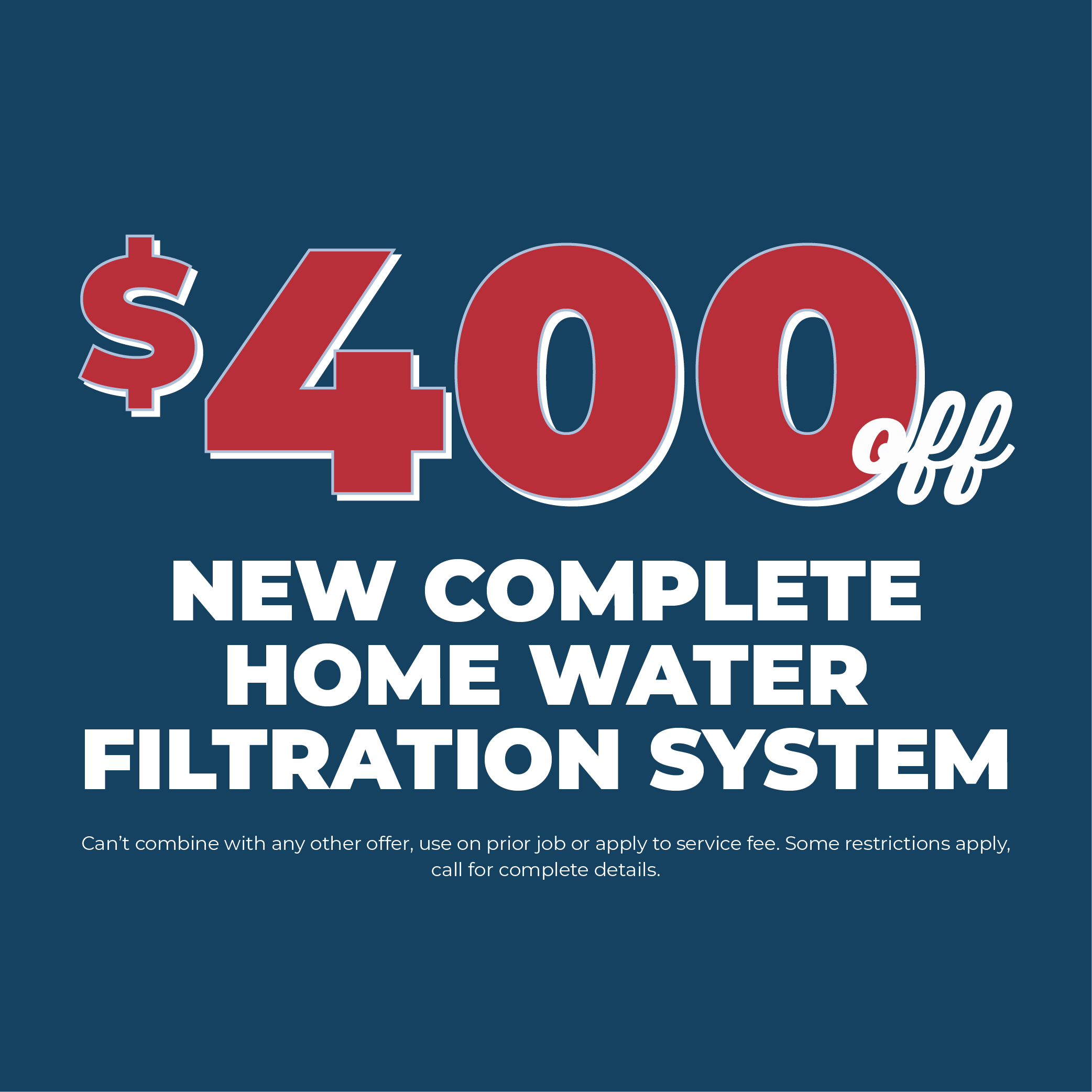 Heating, Cooling, and Plumbing Promotions