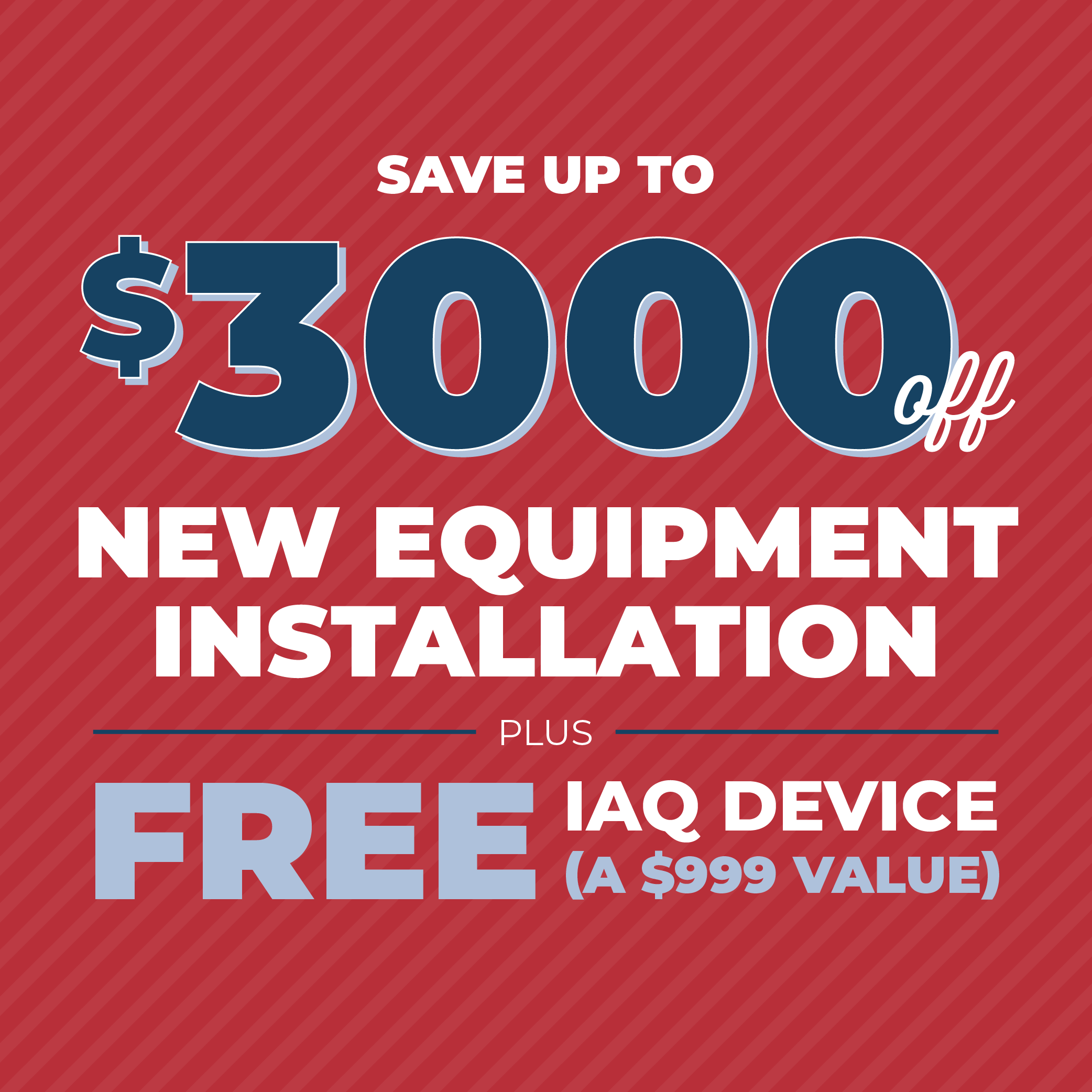 Heating, Cooling, and Plumbing Promotions