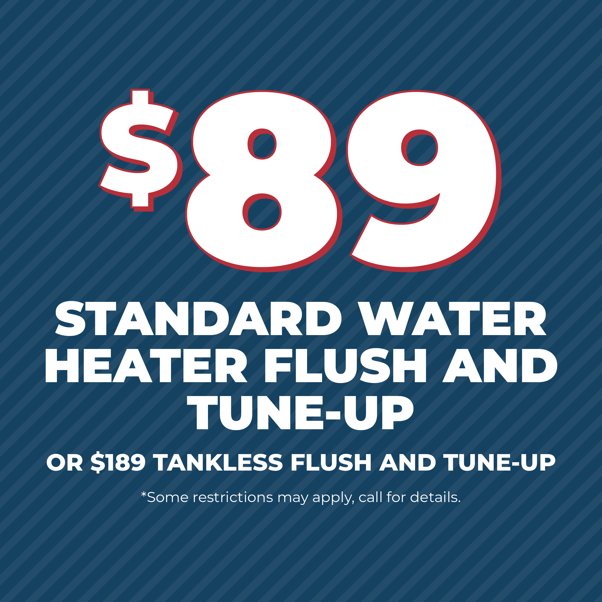 Heating, Cooling, and Plumbing Promotions