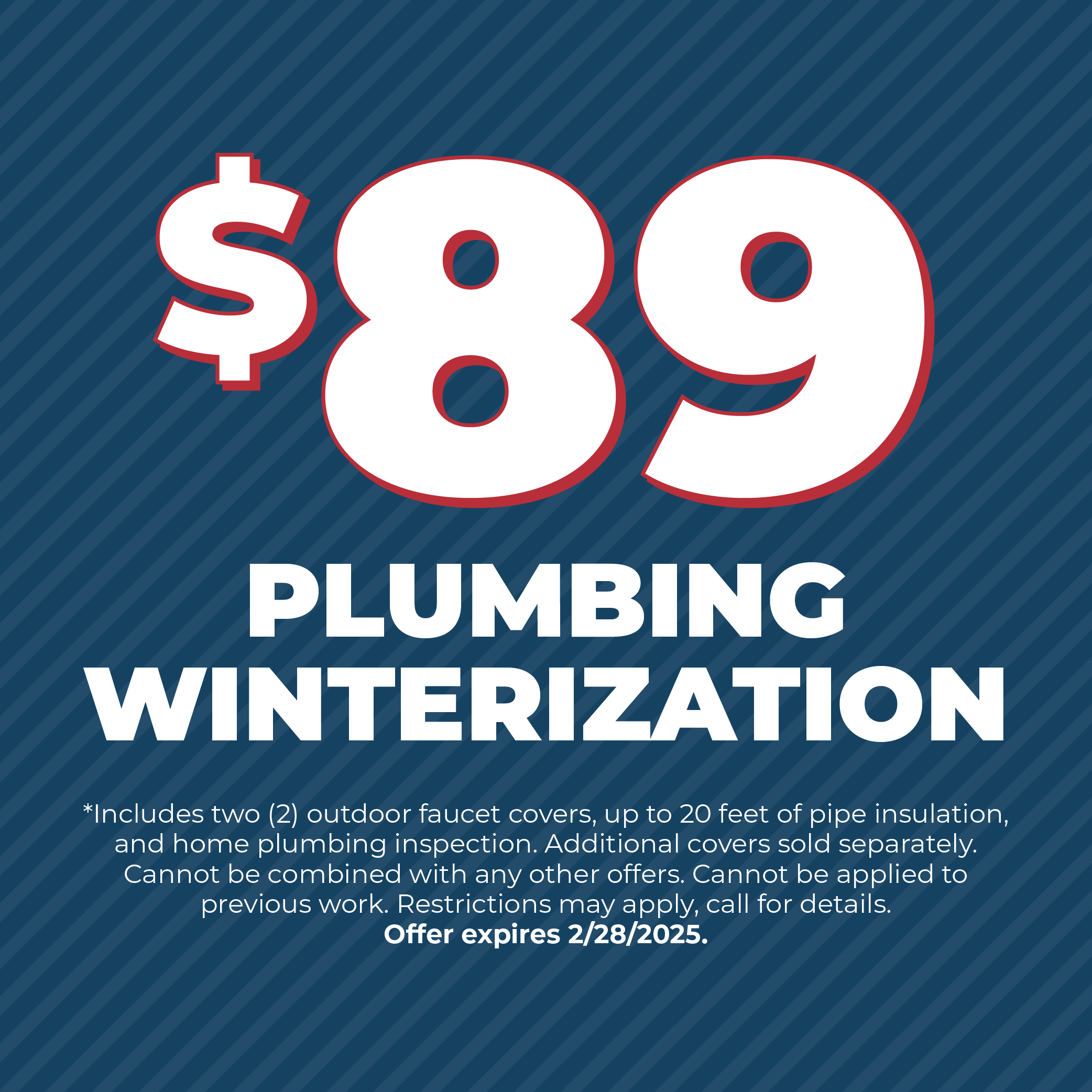 Heating, Cooling, and Plumbing Promotions